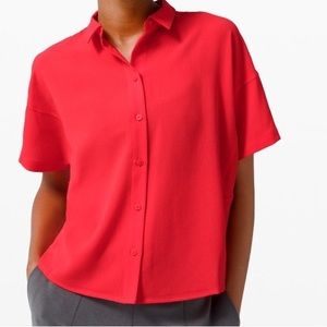 Lululemon 6 Full Day Ahead Short Sleeve Shirt